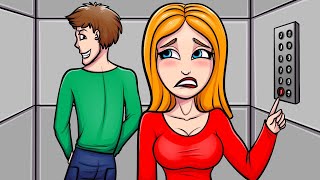 I Stuck in Elevator and Ive DONE IT There  My Animated Story [upl. by Norvol]