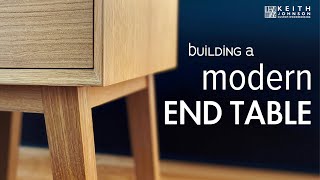 Building a Modern End Table  Plans Available [upl. by Ssilb995]