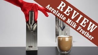 Aerolatte Milk Frother  Exclusive Review [upl. by Nonnaer183]