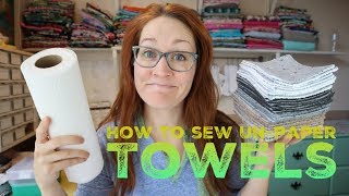 How to sew Unpaper Towels with Billettes Baubles [upl. by Deidre]