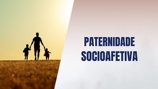 Paternidade socioafetiva [upl. by Naggem]