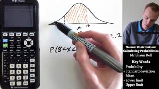 Normal Distribution Calculating Probabilities TI 84 Plus CE [upl. by Other718]