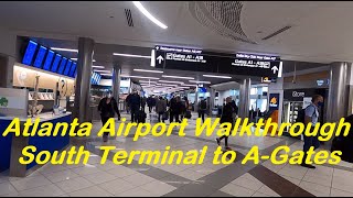 Atlanta Airport  Delta checkin and walkthrough flight from Atlanta to Denver [upl. by Alilak]