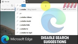 How to Disable Search Suggestions on Microsoft Edge [upl. by Lichtenfeld]