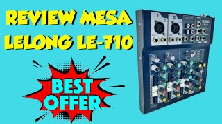 Review Mesa Lelong LE710 [upl. by Yliab]