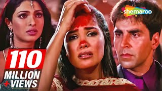 Akshay Kumar marry Lara Dutta infront of Priyanka Chopra  Andaaz movie Scene  andaazmovie [upl. by Aleuname]