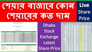 Dhaka Stock Exchange DSE Latest Share Price Live  DSEBD Buyers amp Sellers  Price Today  Trade [upl. by Hpejsoj]