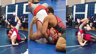 Crazy High School Wrestling Fights  Wrestling Match Gone Bad  His Neck ⚡️😭  NFT’s [upl. by Anana]