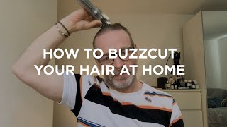 Expert Barber Advice – How To Cut Your Own Hair  The Buzzcut [upl. by Cramer]