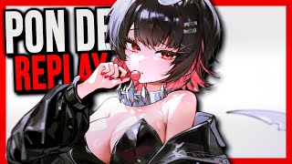 Nightcore  Pon De Replay Lyrics [upl. by Haldes]