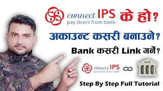 How To Create Connect IPS Account And Link Your Bank Step By Step Tutorial [upl. by Nytnerb]