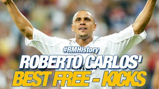 Real Madrid  Roberto Carlos best freekicks [upl. by Stubstad932]