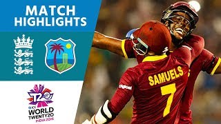 Brathwaite Hits 4 Sixes To Win  England vs West Indies  ICC Mens WT20 FINAL  Highlights [upl. by Akimot]