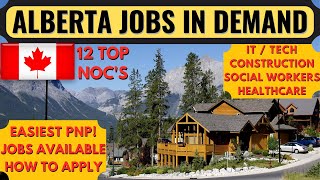 Alberta Jobs in Demand 2022  Alberta Immigrant Nominee Program AINP  Alberta PNP  Dream Canada [upl. by Mable]