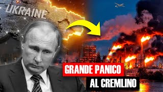 La guerra è ora in Russia  I successivi attacchi aerei hanno gettato nel panico il popolo russo [upl. by Haem]