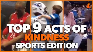 Top 9 Acts of Kindness Sports Edition 3  Good People 2021  Faith In Humanity Restored [upl. by Tinya]