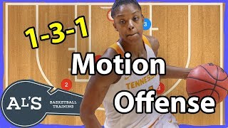 131 Motion Basketball Offense [upl. by Vallo]