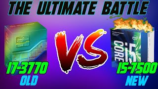 i73770 vs i57500 in 2020 11 Games Tested [upl. by Orravan]