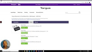 FAQ How to install the Targus Bluetooth 40 DualMode Micro USB Adapter on Windows 10 [upl. by Valenba]
