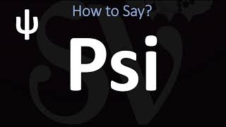 How to Pronounce Psi CORRECTLY  ψ Greek Alphabet Pronunciation [upl. by Haff]