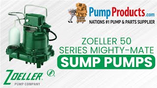 Zoeller 50 Series quotMightyMatequot Sump Pump [upl. by Feilak]