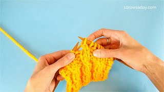 Two Ways to Knit TwoStitch Cables [upl. by Kenleigh722]