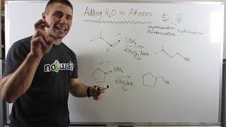 OxymercurationDemercuration and HydroborationOxidation Basics Regiochemistry [upl. by Dennis]