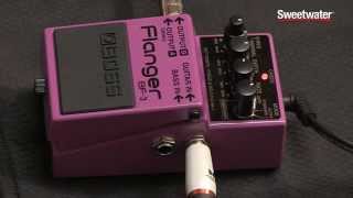 BOSS BF3 Flanger Pedal Review by Sweetwater [upl. by Richer]