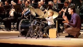 Toddler from Novosibirsk is a Drumming Prodigy [upl. by Eselehs]