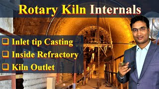 Rotary Kiln Internal  Detail overview about Inlet Chamber Inside Refractory amp Outlet Tip Casting [upl. by Metts]