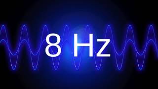 8 Hz clean pure sine wave BASS TEST TONE frequency [upl. by Reviel]