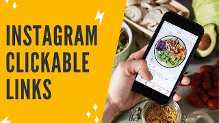 INSTAGRAM MARKETING How To Add Clickable Links To Instagram Posts [upl. by Oren]