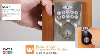 Electronic Deadbolt  User Guide [upl. by Cohlier949]