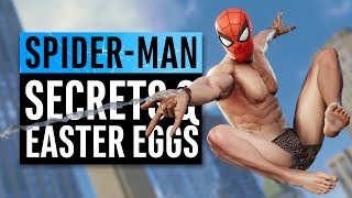 SpiderMan PS4  60 Easter Eggs and Secrets [upl. by Sherri498]