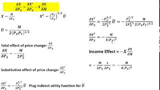 Slutsky Equation Example Problem [upl. by Ailama]