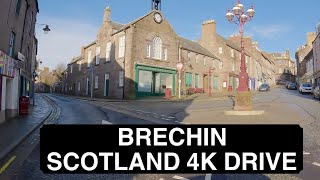 Brechin  Angus Scotland 4K Drive [upl. by Liahcim]