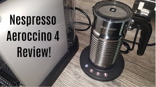 Nespresso Aeroccino 4 Milk Frother Review  Worth upgrading from the Aeroccino 3 [upl. by Efeek]