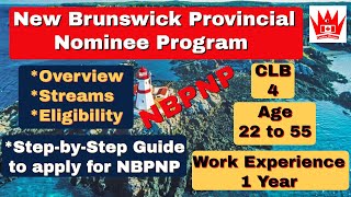 PNP New Brunswick PNP for Canadian PR  NBPNP Canada Immigration  Canadian Charisma [upl. by Craddock]