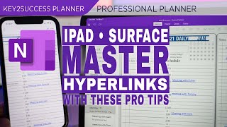 How to use onenote hyperlinks on iPad and Surface [upl. by Adolf]