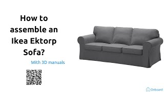 How to assemble an ikea Ektorp sofa [upl. by Andra]