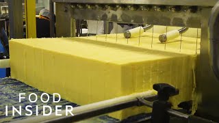 How A 100YearOld Vermont Creamery Makes Cheddar Cheese  Regional Eats [upl. by Jimmie]