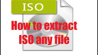 How to extract ISO file Using WinRar [upl. by Evannia]