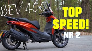 2021 PIAGGIO BEVERLY 400  TOP SPEED OVER 1000 KM 2 [upl. by Nay557]