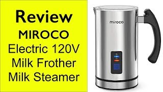 Review Miroco Milk Frother  How to make froth milk at home [upl. by Suhpoelc]