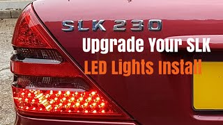 Mercedes SLK R170 Rear LED Lights Removal Replacement Upgrade [upl. by Lateehs]