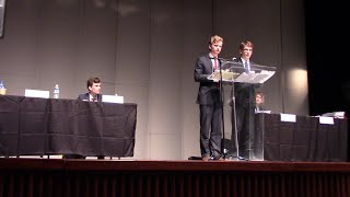 TeamPolicy Debate Finals NITOC 2018 [upl. by Ayram]