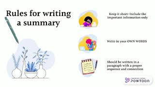 How To Write A GOOD Book Summary [upl. by Fillbert]