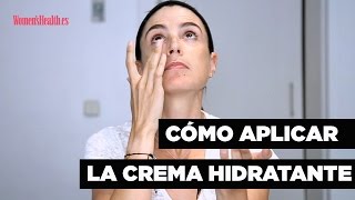 Cómo aplicar la crema hidratante  Womens Health España [upl. by Erdnaid]