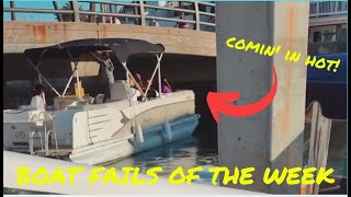 Pontoon boats gone wild  Boat Fails of the Week [upl. by Kassia895]