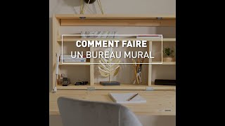 DIY bureau mural rétractable [upl. by Berkly416]